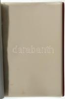 "Banknoten Briefe aus aller Welt" piros, plüssborítású, négygyűrűs album 40db, osztás nélk...