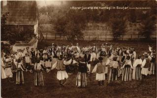 1913 Baucár, Bautar, Boutar (Hunyad vármegye); Hora jucata de nuntasi in Boutar (com. Hunedoarei) / Román esküvő, erdélyi folklór / Romanian weddig, Transylvanian folklore