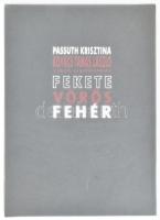 Passuth Krisztina: Kovács Tamás László szobrász- és grafikusművész. Fekete, vörös, fehér. Bp., 2009, KTTK családi könyvek, 99+1 p. Gazdag képanyaggal illusztrálva. Kiadói egészvászon-kötés,. Megjelent 444 kézzel sorszámozott példányban, ebből a 35. számozott példány. Kovács Tamás László (1964- ) szobrász, grafikus által Haraszty István (1934-2022) szobrász, festőművésznek "Édeskének" DEDIKÁLT példány