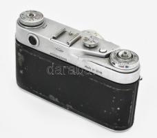 1964 Zorkij-6 távmérős fényképezőgép, Jupiter 8 2/50 mm objektívvel, eredeti bőr tokjában