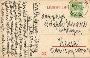 1909 Tiszalök (Nyírség), Kr. Járásbíróság, Dr. Szőnyi lak. Tóth Sándor kiadása