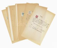 1918-19 16 db nyugta okmánybélyegekkel