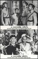 cca 1968 ,,A csendőr nősül" című francia - olasz film jelenetei és szereplői (köztük Louis de F...