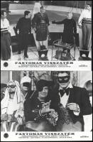 cca 1965 ,,Fantomas visszatér" című francia - olasz bűnügyi filmvígjáték jelenetei és szereplői...