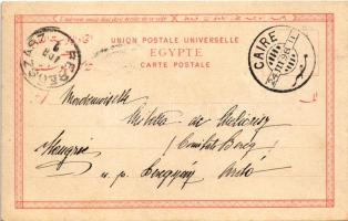 1898 (Vorläufer) Cairo, Le Désert, Les Tombeaux des Mameluks / desert, mausoleum. Richter & Co. ...