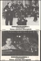 cca 1984 ,,Rendőrakadémia I." című amerikai film jelenetei és szereplői, 10 db produkciós filmf...