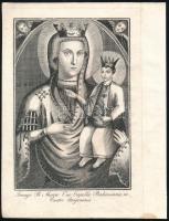 1835 A pozsonyi Szűz-Mária kápolna és az esztergomi Bakócz-kápolna oltárképét ábrázoló két rézmetsze...