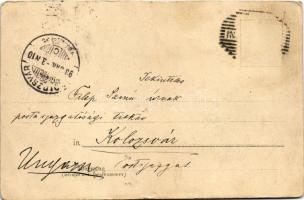 1893 (Vorläufer) Innsbruck, Gruss aus der Silvesternacht, Neueste Aufnahme Nachts 12 Uhr. Bitte gege...