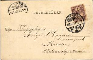 1901 Nagyvárad, Oradea; M. kir. Honvéd hadapródiskola. Sebő I. Imre kiadása / K.u.k. military cadet ...