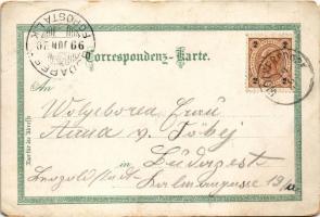 1899 (Vorläufer) Wolkersdorf im Weinviertel, Hauptstrasse, Kirchenplatz, Schloss, Volkssschule, Mari...