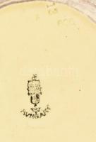 cca 1900 Körmöcbányai kiöntő, fedél nélkül. Korongozott és sablonnal formált részekből összeállított...