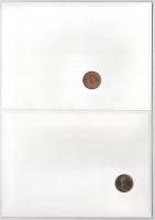 5db-os érmés boríték tétel, mind különféle és német nyelvű tájékoztatóval, benne: Tuvalu, Ascension,...