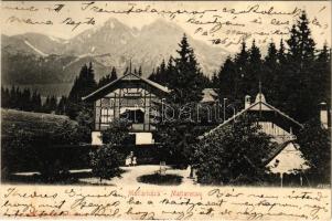 1906 Matlárháza, Matliary, Tatranské Matliare (Magas-Tátra, Vysoké Tatry); nyaraló. Kuszmann Gyula kiadása / villa