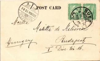 1900 Suez, Canal, excavator