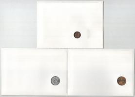 5db-os érmés boríték tétel, mind különféle és német nyelvű tájékoztatóval, benne: Trinidad és Tobago...