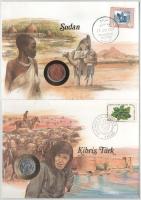 5db-os érmés boríték tétel, mind különféle és német nyelvű tájékoztatóval, benne: Trinidad és Tobago...