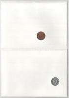 5db-os érmés boríték tétel, mind különféle és német nyelvű tájékoztatóval, benne: Trinidad és Tobago...