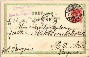 1899 (Vorläufer) Copenhagen, Kobenhavn, Kjobenhavn; Cafe National, Dronning Louises Bro, Kjobmagerga...