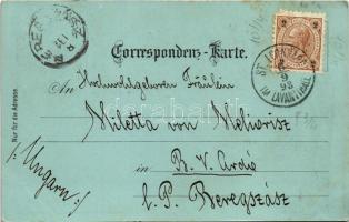 1898 (Vorläufer) Bad Sankt Leonhard im Lavanttal, St. Leonhard i. Lavantthal; Kirche, Waldenstein, v...