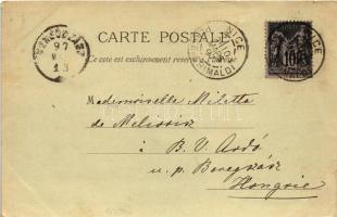 1897 (Vorläufer) Monte Carlo, Le Theatre, Le Casino, Vue generale, Les Terrasses / casino, theatre, ...