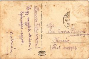 1938 Zemplénagárd (Bodrogköz), Görög katolikus templom és iskola, Hangya szövetkezet üzlete és saját...