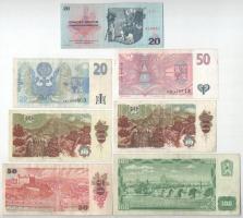 Csehszlovákia / Csehország 1961. 100K + 1970. 20K + 1986. 10K (2x) + 1987. 50K + 1994. 20K + 1997. 5...
