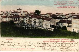 1905 Grottammare, Stazione balneare estiva, climatica invernale. In questo incantevoli contrade Sisto V. nacque e passó la sua prima fanciullezza / general view, villas. Pope Sixtus V was born here (fa)