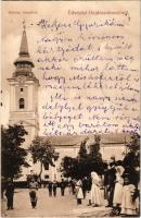 1906 Hajdúszoboszló, Református templom. Körner Béla kiadása