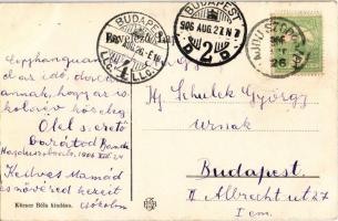 1906 Hajdúszoboszló, Református templom. Körner Béla kiadása