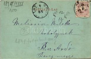 1899 (Vorläufer) Nyíregyháza, Grósz M. Jakab üzlete