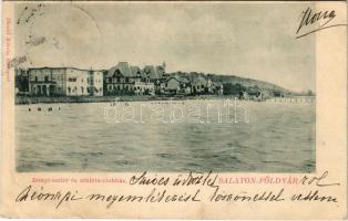 1900 Balatonföldvár, Zrínyi szálló és athléta clubház. Divald Károly (EK)