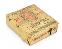 cca 1940 25 db / 1 pengő Symphonia szivarka, bontatlan csomag, kissé sérült a csomagolás