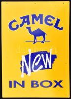 Camel New in Box cigaretta reklámtábla, 33×23,5 cm