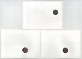 5db-os érmés boríték tétel, mind különféle és német nyelvű tájékoztatóval, benne: Niger, Palau, Guer...