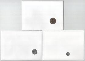 5db-os érmés boríték tétel, mind különféle és német nyelvű tájékoztatóval, benne: Uruguay, Irak, Mol...