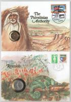 5db-os érmés boríték tétel, mind különféle és német nyelvű tájékoztatóval, benne: Uruguay, Irak, Mol...