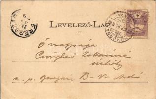 1900 Sátoraljaújhely, Wekerle tér, Fő utca, Wessely és Weisz Emil üzlete. Lövy Adolf kiadása