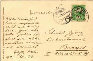 1907 Nagyszeben, Hermannstadt, Sibiu; G. A. Seraphin, Jos. Drotleff (EB)