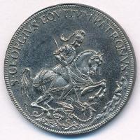 DN "Sárkányölő Szent György" kétoldalas fém emlékérem, (30mm) T:XF