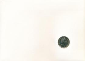 Ausztrália / Kókusz-sziget 1990. 10c felbélyegzett borítékban, bélyegzéssel, német nyelvű leírással ...