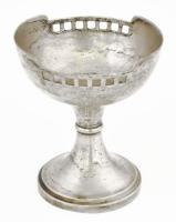 Art deco kehely. Fém, jelzés nélkül, kis kopással, m: 11 cm