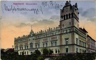 1915 Nagyenyed, Aiud; Vármegyeháza. Földes Ede kiadása / county hall