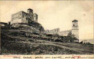 1909 Trencsén, Trencín; vár. Gansel Lipót 300. / castle