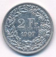 Svájc 1907. 2Fr Ag T:AU Switzerland 1907. 2 Francs Ag C:AU Krause KM#21