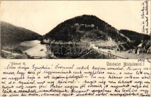 1906 Miskolc, Hámori tó. Ferenczi B. kiadása