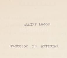 cca 1930-1960 Bálint Lajos, született Bleier Lajos (1886-1974) műkritikus, dramaturg, író, műfordító...