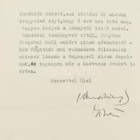 1986 Nemeskürty István (1925-2015) Kossuth nagydíjas író, irodalomtörténész autográf aláírásával ell...