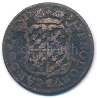 Belga Államok / Liege 1750. 1L Cu "Bajor János Teodor" T:VF,F patina Belgian States / Liege 1750. 1 Liard Cu "John Theodore of Bavaria" C:VF,F patina Krause KM#155