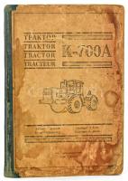 K-700A Traktor alkatrészkatalógus. Moszkva, é.n., V/O "Zapchastexport", 161 p. Viseltes félvászon-kötésben, ázásnyomokkal.