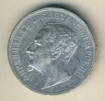 Bulgária/magyar verdejel 1892KB 5L Ag T:2/3+ juszt